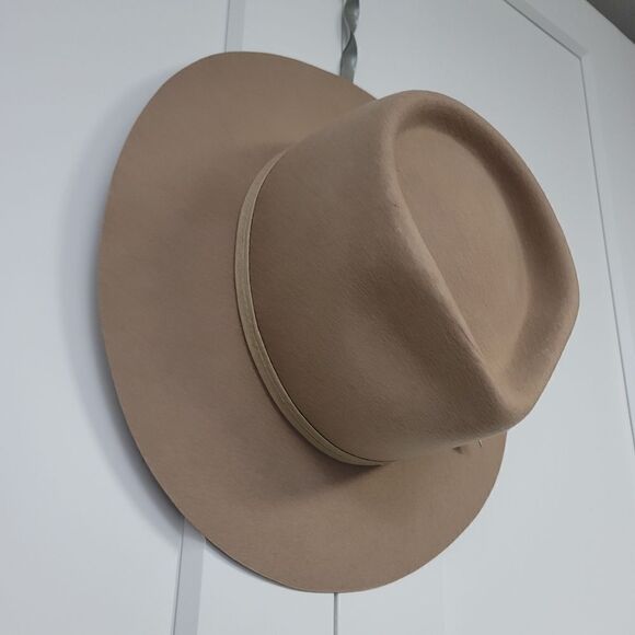 Lack of color Zulu 100% Australian wool Fedora hat, XXL - Picture 7 of 10